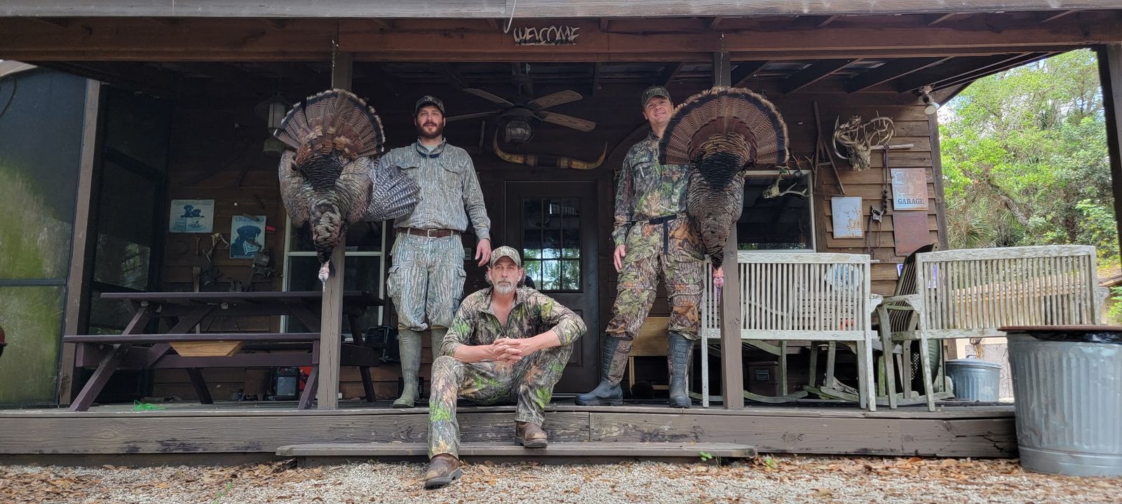 Lodge porch double turkey